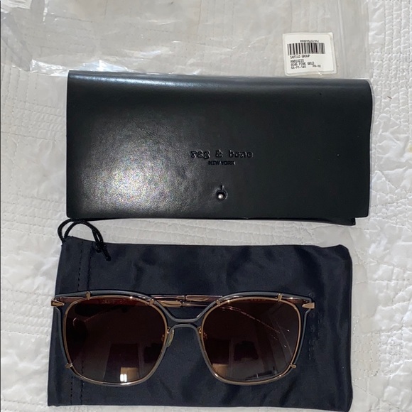 Rag & Bone 56mm Oversize Square Sunglasses main image 7